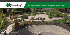 Desktop Screenshot of greenleaflandscapes.com