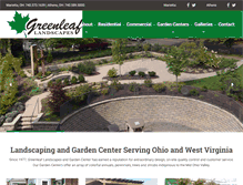 Tablet Screenshot of greenleaflandscapes.com