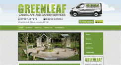 Desktop Screenshot of greenleaflandscapes.info